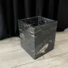 Кашпо из мрамора Silver Portoro
