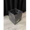 Кашпо из мрамора Silver Portoro