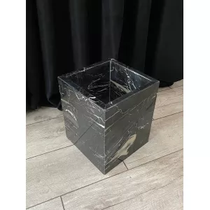 Кашпо из мрамора Silver Portoro