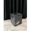 Кашпо из мрамора Silver Portoro