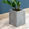 Кашпо из мрамора Vintage Grey
