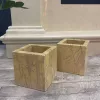 Кашпо из мрамора Амарилло Триана
