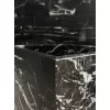 Кашпо из мрамора Nero Marquina