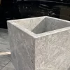 Кашпо из натурального мрамора