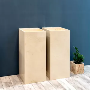 Раковина из мрамора Crema Marfil 